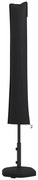 Outsunny Capa Proteção Chapéu de Sol Tecido Oxford 420D Resistente Água Fecho Correr Jardim Exterior 178x25/35 cm Preto | Aosom Portugal