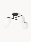 Candeeiro de teto em vidro opalino Atlanta