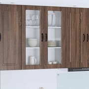 vidaXL Armário de Cozinha com porta Carvalho Marrom 80 x 31 x 100 cm