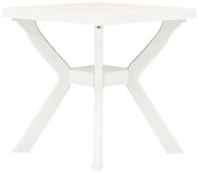 Mesa de bistrô 70x70x72 cm plástico branco