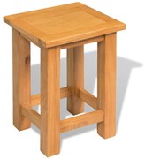 vidaXL Mesa de apoio 27x24x37 cm madeira de carvalho maciça