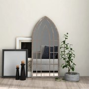 vidaXL Espelho em ferro p/ uso no interior 100x45 cm cor areia