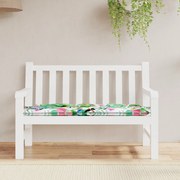 vidaXL Almofadão p/ banco de jardim 120x50x7 cm tecido multicor