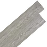 vidaXL Tábuas de soalho PVC auto-adesivo 5,02 m² 2 mm cinzento escuro