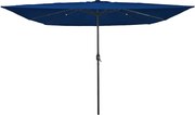 vidaXL Guarda-sol de Jardim Azul Azur 295 x 295 x 245 cm