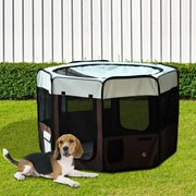 Parque para Animais de estimação Φ 117 x 71 cm Diversão Treino Quarto Cão Gato Cachorros