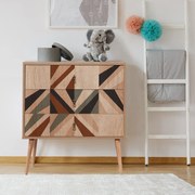 Cómoda City Trio – Multicolor – 80 cm x 89 cm x 40 cm