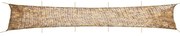 vidaXL Rede de camuflagem com saco de arrumação 1038x137 cm areia