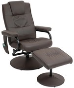 Poltrona de Massagem Elétrica com Banco para Apoiar os Pés Poltrona Re