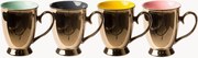 Canecas em porcelana Legacy, conjunto de 4