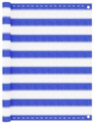 Tela de varanda 90x300 cm PEAD azul e branco