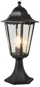 Base de lanterna clássica para exterior preta 48 cm IP44 - Nova Orleans Clássico / Antigo