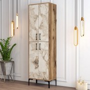 Sapateira Berlin – Nogueira/Branco – 60 cm x 200 cm x 35 cm