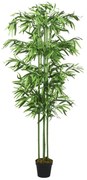 Árvore de bambu artificial 240 folhas 80 cm verde