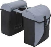vidaXL Bolsa de Bicicleta Cinza e Preto 31,5 x 15,5 x 40 cm Poliéster