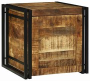 vidaXL Caixa de Armazenamento 50 x 50 x 50 cm - Madeira de Mangueira Sólida