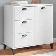 vidaXL Aparador VIKEN 80x40x80 cm derivados de madeira branco
