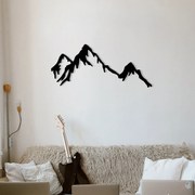 Acessório Decorativo de Parede Metal Mountain – Preto – 70 x 30 cm