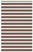 vidaXL Cortina de zebra 145x230 cm largura do tecido 140,9cm poliéster