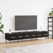 vidaXL Gabinete para TV com gaveta Carvalho Preto 150 x 36 x 30 cm