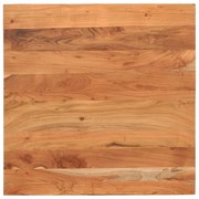 vidaXL Tampo de mesa quadrado 70x70x3,8 cm madeira de acácia maciça
