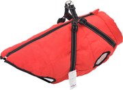 vidaXL Casaco para Cães com arnês Vermelho 6XL Velo e Poliéster