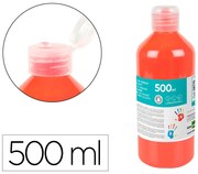 Pintura Dedos Garrafa de 500 Ml Vermelho