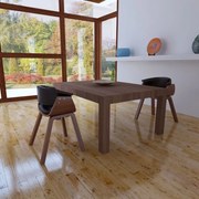 vidaXL Cadeiras jantar 2 pcs madeira curvada e couro artificial