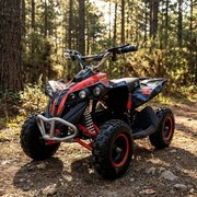 MINI MOTO 4 INFANTIL ELECTRICA 1000W MTR MALCOR PIRANHA VERMELHA