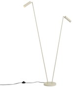 Candeeiro de Pé Moderno Bege 2-Luzes GU10 35mm - Thomas