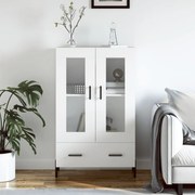 vidaXL Aparador alto 69,5x31x115 cm derivados de madeira branco