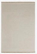 Tapete Retangular Em Lã E Algodão Quiteria Tapioca Bege & 160 X 230 Cm - Sklum