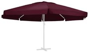 vidaXL Tecido de substituição p/ guarda-sol exterior 610 cm bordô