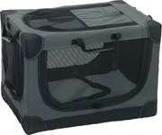 PawHut Caixa para Cães Dobrável Caixa de Transporte com Almofada Capa Removível Lavável em Tecido Oxford para Cães até 22 kg Verde | Aosom Portugal