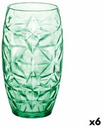 Copo Oriente Verde Vidro 470 Ml (6 Unidades)