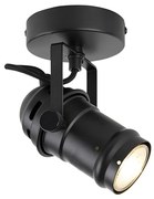 Projetores industriais preto rotativo e inclinável sem abajur - Movie