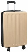 vidaXL Mala Dobrável Casco Duro 24" Champagne 43x27x66 cm ABS