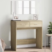 vidaXL Toucador com espelho 80x39x80 cm cor carvalho sonoma