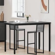 vidaXL Mesas de jantar Madeira processada