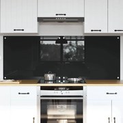 vidaXL Proteção de Cozinha 2 pcs Preto 80 x 60 cm vidro temperado