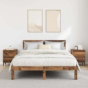 vidaXL Armários de Cama 2 pcs Madeira Antiga 40x35x50 cm Madeira Engenharia