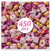 Missangas de Madeira - Pássaros - DJECO multicolor