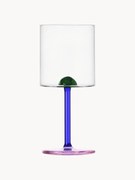 Copo de vinho em borosilicato artesanal Dot