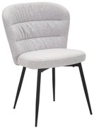 CONJUNTO DE CADEIRAS CINZA LOSANNA 2 PCS CM 58X60,5X85