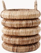 Cesto em jacinto-de-água artesanal Chunky