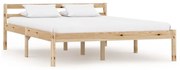 vidaXL Estrutura de cama 140x200 cm madeira pinho maciço