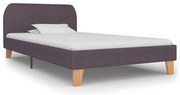 Estrutura de cama sem colchão 90x190 cm tecido