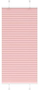 vidaXL Rosa Plissada Cega 65x100 cm Largura Tecido 64,4 cm Poliéster