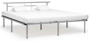 vidaXL Estrutura de cama metal 180x200 cm cinzento