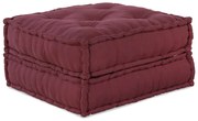 vidaXL Pufe modular 70x70x36 cm tecido castanho